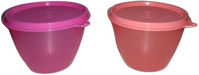 

Tupperware - 450 ml Plastic Grocery Container(Pack of 2, Multicolor)