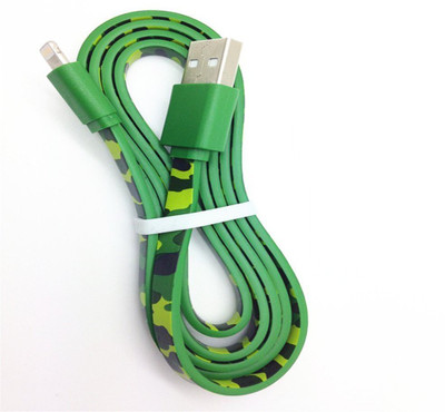 

Wonder World ™ Army Grade-A Superior Streangth High Speed LIGHTNING Cord for Lightning iOS 5/6 Sync & Charge Cable(Green)