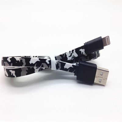 

Wonder World ® COMBAT Ultra Fast Sonic Speed Data Transfer Cord For Lightning iOS 5/6 Sync & Charge Cable(Black)