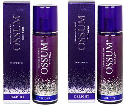 

Ossum Body Mist Delight(Pack of 2) Body Mist - For Men(190 ml, Pack of 2)