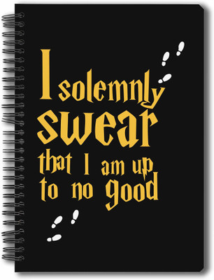 

MCSIDRAZZ A4 Notebook(Mc Sid Razz Official "Harry Potter"- I Solemnly Swear-Yellow Notebook licensed by Warner Bros…, Multicolor)