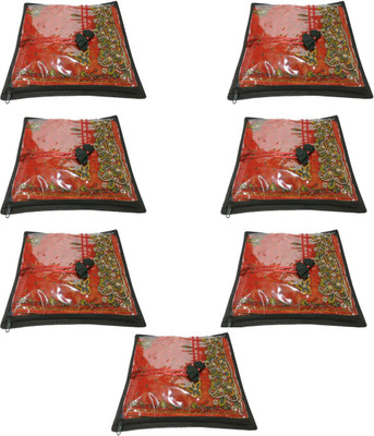 

Aadhya Multipurpose Single Saree cover pack of 7 f(Black)