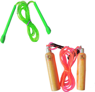 

RIPR Switzerland combo (Wooden skipping rope and pencil skipping rope) Gym & Fitness Kit