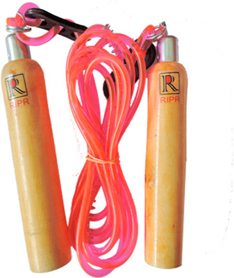 

RIPR Parts of your body Wood Freestyle Skipping Rope(Multicolor, Length: 274 cm)