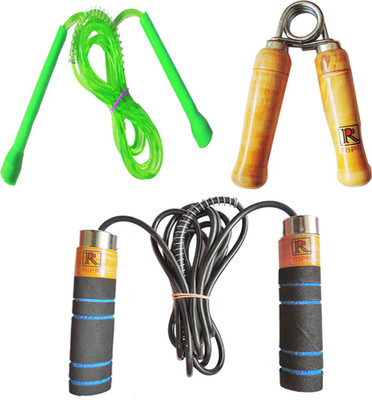 

RIPR RX combo (Foam skipping rope, pencil skipping rope and hand gripper) Swimming Kit