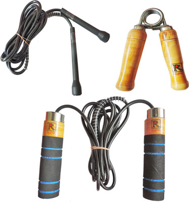 

RIPR Professional 2 Skipping rope and 1 hand gripper combo Gym & Fitness Kit