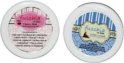 

Fuschia Lip Balm Combo Cherry & Caramel(Pack of: 2, 16 g)