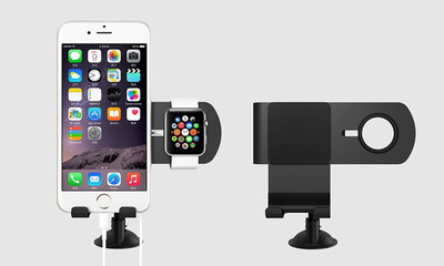 

Microware Car Holder for Phone & Watch Mobile Holder, Black