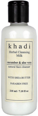 

Khadi Herbal Cucumber & Aloevera Cleansing Milk Cream with Sheabutter(210 ml)