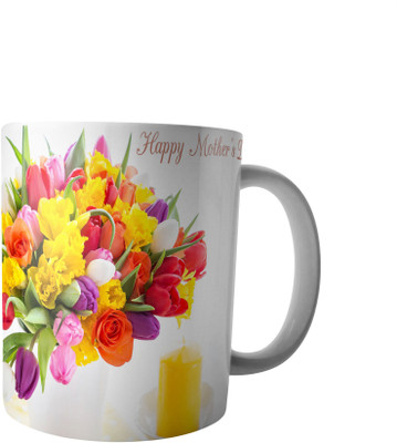 

PrintVisa Mother's day special designer mug Ceramic Mug(250 ml), Green;red;white