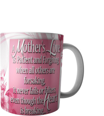 

PrintVisa Mothers Day Special designer mug Ceramic Mug(250 ml), Pink;white