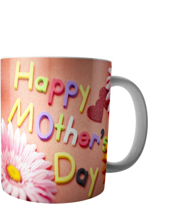 

PrintVisa Mothers Day Special designer mug Ceramic Mug(250 ml), Maroon;purple;yellow