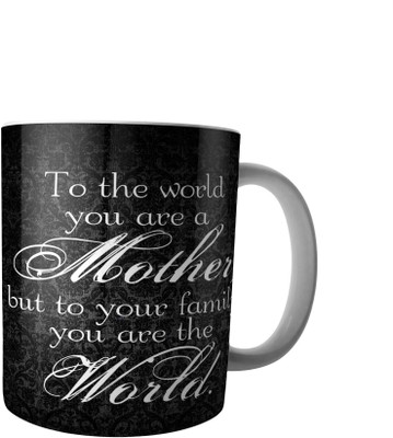 

PrintVisa Mothers day special designer mug Ceramic Mug(250 ml), Black;grey;white