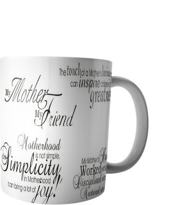 

PrintVisa mother's day special designer mugs Ceramic Mug(250 ml), Black;white