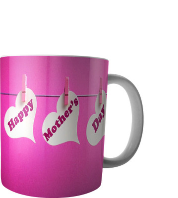 

PrintVisa Mothers Day Special designer mug Ceramic Mug(250 ml), Black;pink;white