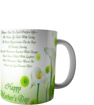 

PrintVisa Mothers Day Special designer mug Ceramic Mug(250 ml), Black;green
