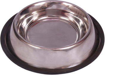 

royalpet round Steel Pet Bowl(600 ml White)