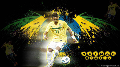 

Neymar Fine Quality Sports Wall Poster Fine Art Print(12 inch X 18 inch, Rolled)