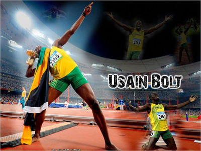 

Usain Bolt Fine Quality Sports Wall Poster Fine Art Print(12 inch X 18 inch, Rolled)