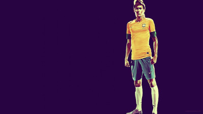 

Neymar Fine Quality Sports Wall Poster Fine Art Print(12 inch X 18 inch, Rolled)