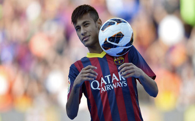 

Neymar Fine Quality Sports Wall Poster Fine Art Print(12 inch X 18 inch, Rolled)