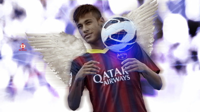 

Neymar Fine Quality Sports Wall Poster Fine Art Print(12 inch X 18 inch, Rolled)