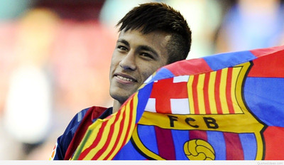 

Neymar Fine Quality Sports Wall Poster Fine Art Print(12 inch X 18 inch, Rolled)