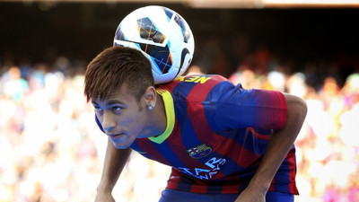 

Neymar Fine Quality Sports Wall Poster Fine Art Print(12 inch X 18 inch, Rolled)