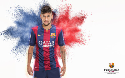 

Neymar Fine Quality Sports Wall Poster Fine Art Print(12 inch X 18 inch, Rolled)