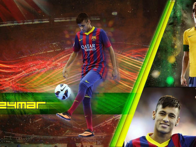 

Neymar Fine Quality Sports Wall Poster Fine Art Print(12 inch X 18 inch, Rolled)