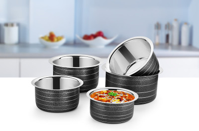 

Ideale Black texture Pot 10 L(Stainless Steel, Induction Bottom)