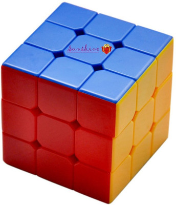 

Toyshine Sunshine Gifting High Stability Stickerless 3x3x3 Speed Cube, Multi Color(1 Pieces)