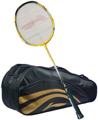 

Li-Ning G-Force 1000 S2 + Thermal Double Compartment Kitbag Combo Multicolor Strung Badminton Racquet(S2, 86 g)