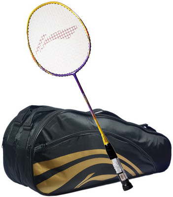 

Li-Ning G-Force 3300 S2 + Thermal Double Compartment Kitbag Combo Multicolor Strung Badminton Racquet(S2, 86 g)