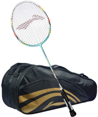 

Li-Ning G-Force 3000 S2 + Thermal Double Compartment Kitbag Combo Multicolor Strung Badminton Racquet(S2, 86 g)