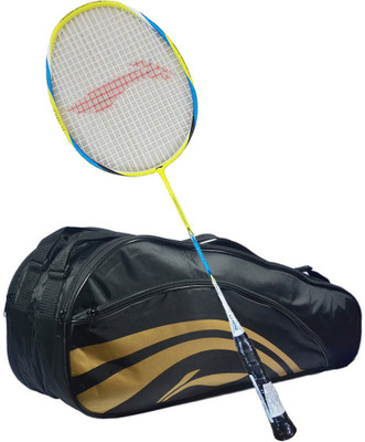 

Li-Ning G-Force 2600 S2 + Thermal Double Compartment Kitbag Combo Multicolor Strung Badminton Racquet(S2, 86 g)