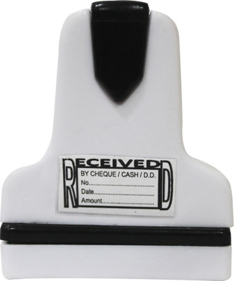 

KAARTI RECEIVED (BY CHEQUE/CASH/D.D.) SK0667 Pre-Inked Rubber Stamp(Small, Green)