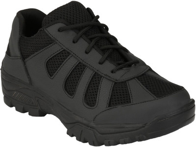 

Eego Italy Genuine Leather Steel Toe Safety Shoes Boots For Men(Black