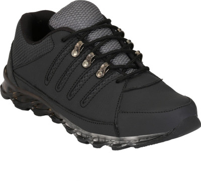 

Eego Italy Genuine Leather Steel Toe Safety Shoes Walking Shoes For Men(Black, Grey