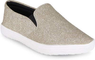 

STEEMO Slip On Sneakers For Women(Gold
