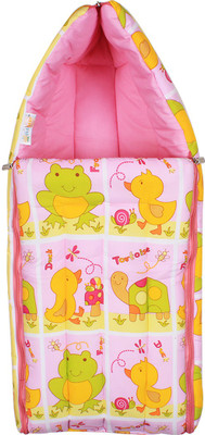 

Ole Baby Ole Baby 3 in 1 Colorful Frog, Tortoies & Duck Hooded Reversible Carry Nest cum Baby Sleeping Bag Sleeping Bag(Pink