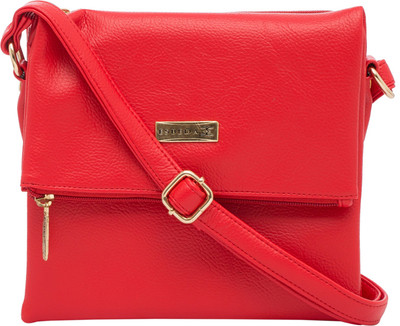 

Esbeda Women Casual Red PU Sling Bag