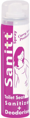 

Sanitt Deodoriser & Sanitizer Spray Toilet Cleaner(75 ml)