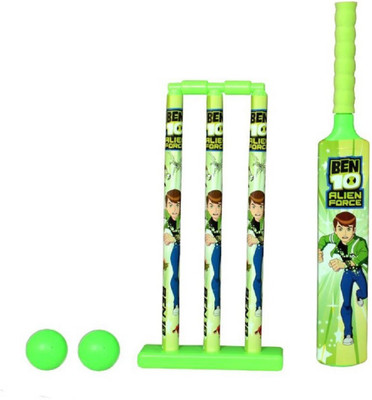 Emob Amazing Super Power Hero Cartoon Print Bat & Ball Set for Kids-G Cricket Kit