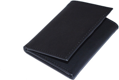 

gemello Men Black Genuine Leather Wallet(5 Card Slots)