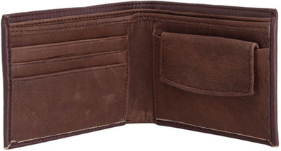 

Shopping Store Men Brown Genuine Leather Wallet(5 Card Slots)