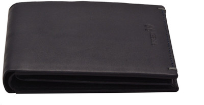 

STREET 99 Men Blue Genuine Leather Wallet(15 Card Slots)
