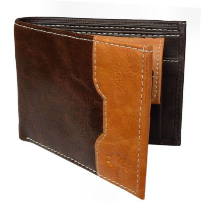 

DFashion Men Black Genuine Leather Wallet(5 Card Slots), Black-01