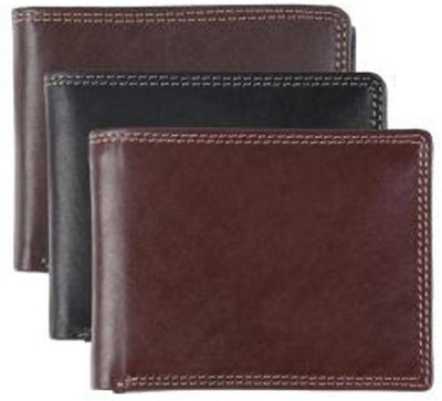 

Shopping Store Men Brown Genuine Leather Wallet(5 Card Slots)