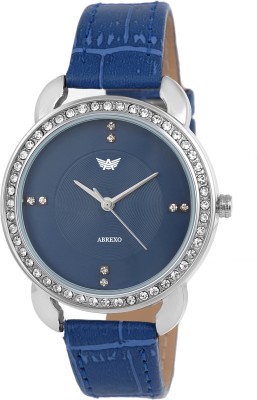 Abrexo Abx-5012-Blue Studded series Watch  - For Women   Watches  (Abrexo)